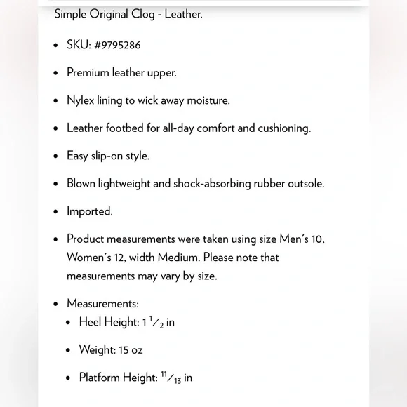 Simple The Original Clog - Picture 8 of 8